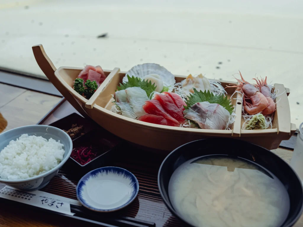 Enjoy a Seafood Meal at a Second-Floor Restaurant