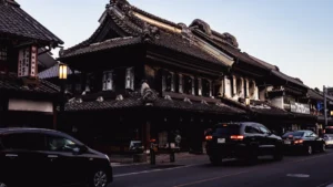 The iconic Kurazukuri merchant houses line the main street of Kawagoe, transporting visitors back to the Edo period.