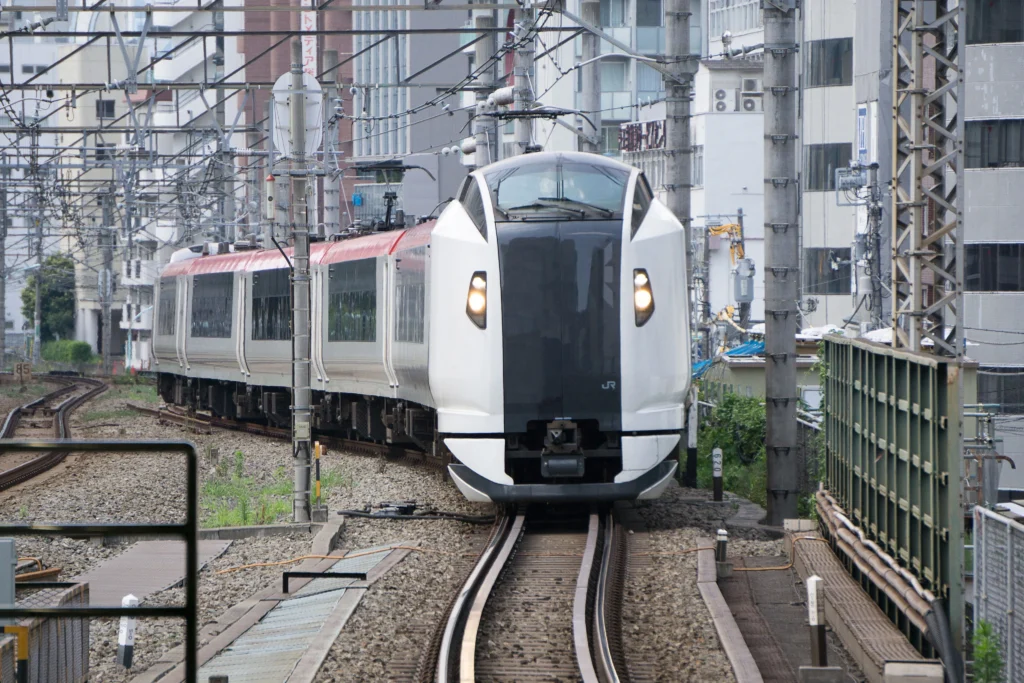 The JR Narita Express (N'EX) offers a fast and comfortable link between Narita Airport and major stations in Tokyo.