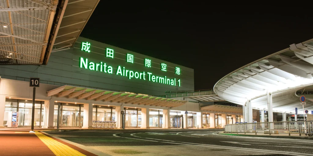 Narita Airport is the primary international gateway for the Greater Tokyo area. (Editorial Use Only)