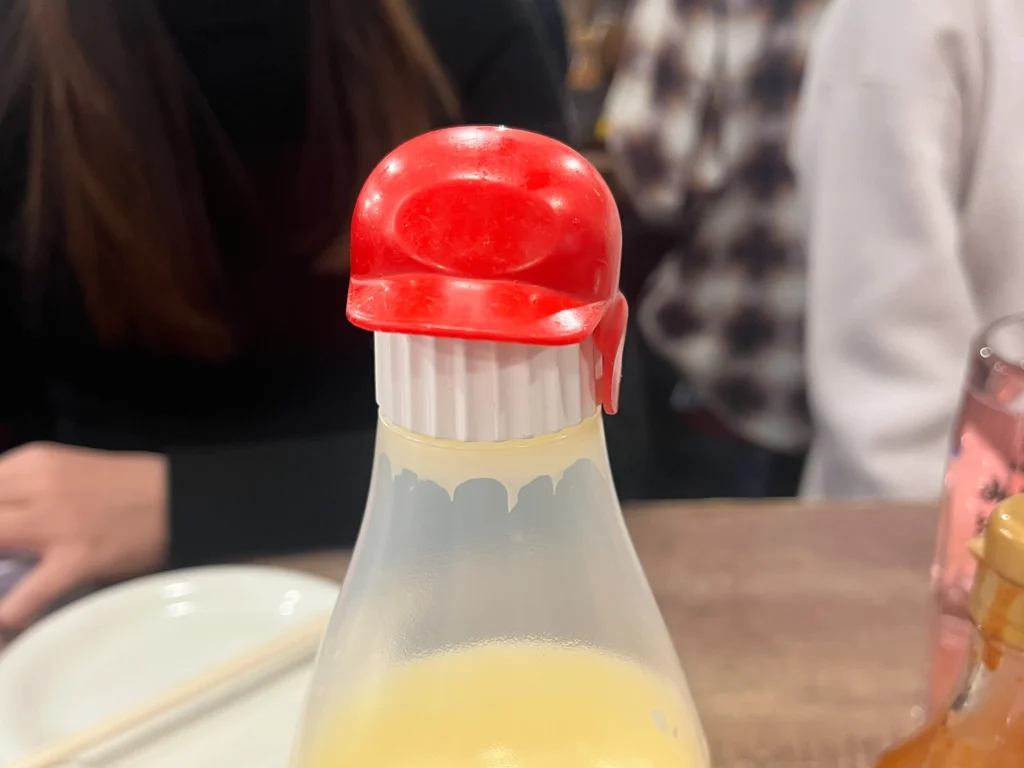 The teppan counter at a Hiroshima okonomiyaki restaurant