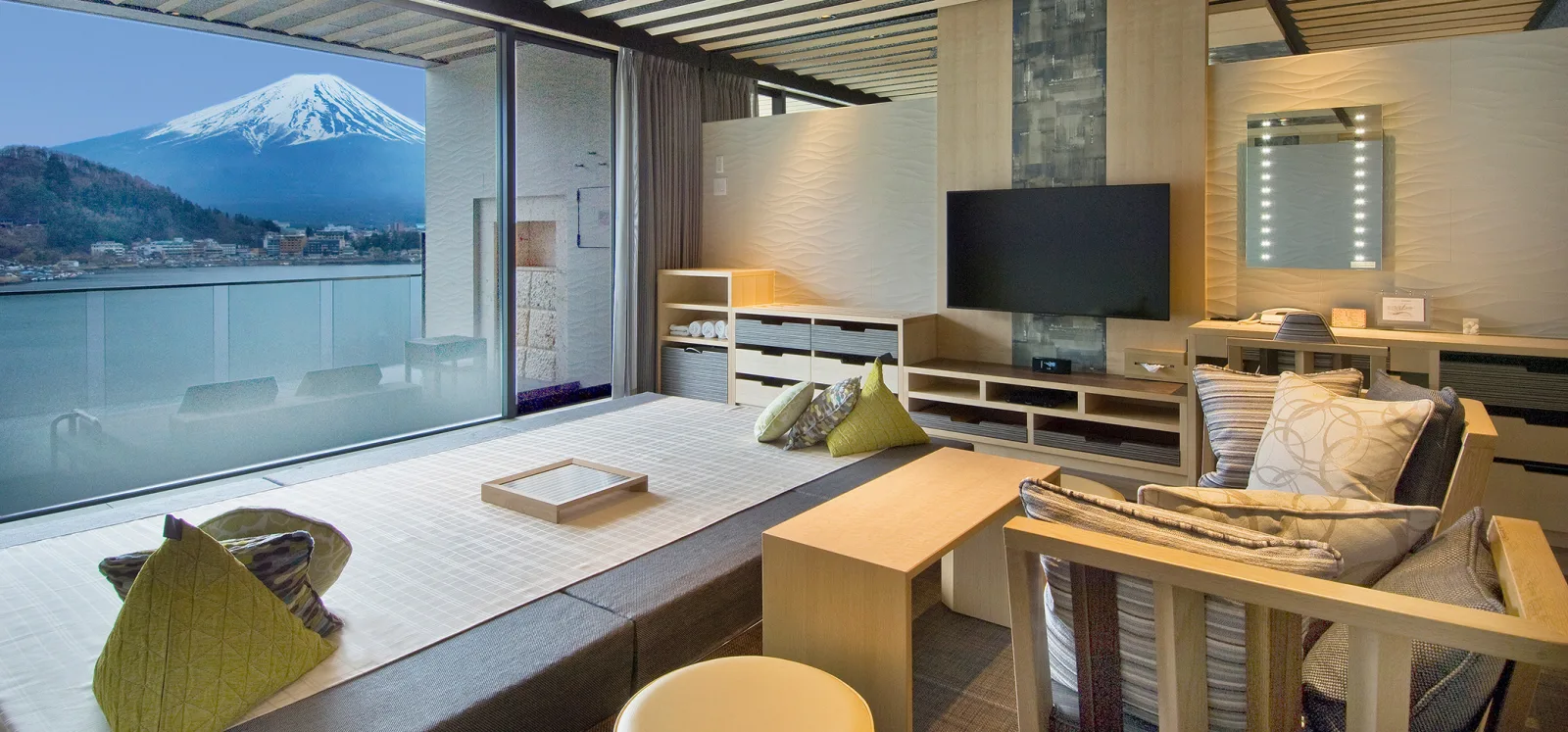 The Kukuna Hotel Kawaguchiko room with Mt Fuji view