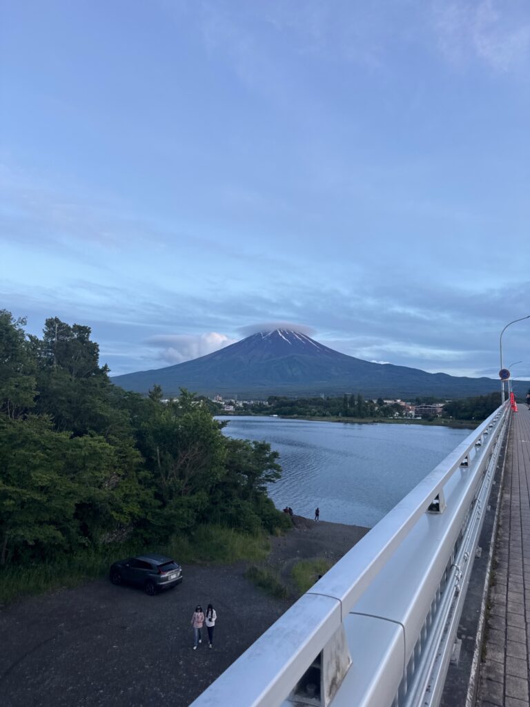 Mt. Fuji visibility photograph from Fujiyoshida