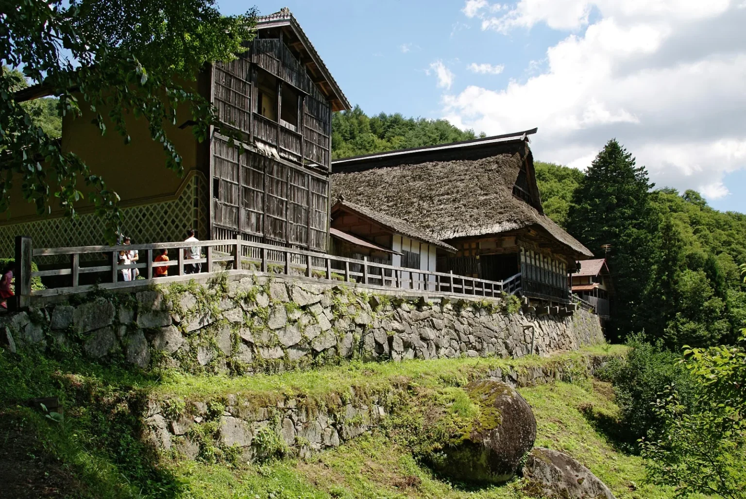 The Chiba family residence, a large L-shaped Nanbu magariya farmhouse of the Tono valley in Iwate