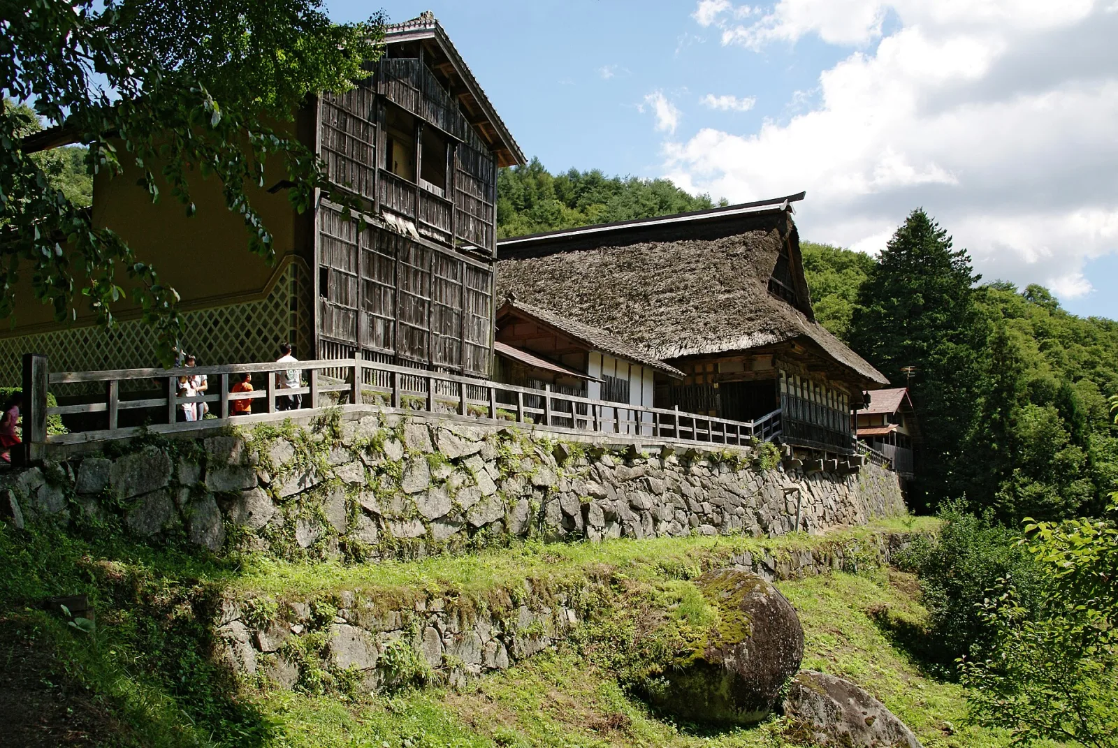 The Chiba family residence, a large L-shaped Nanbu magariya farmhouse of the Tono valley in Iwate